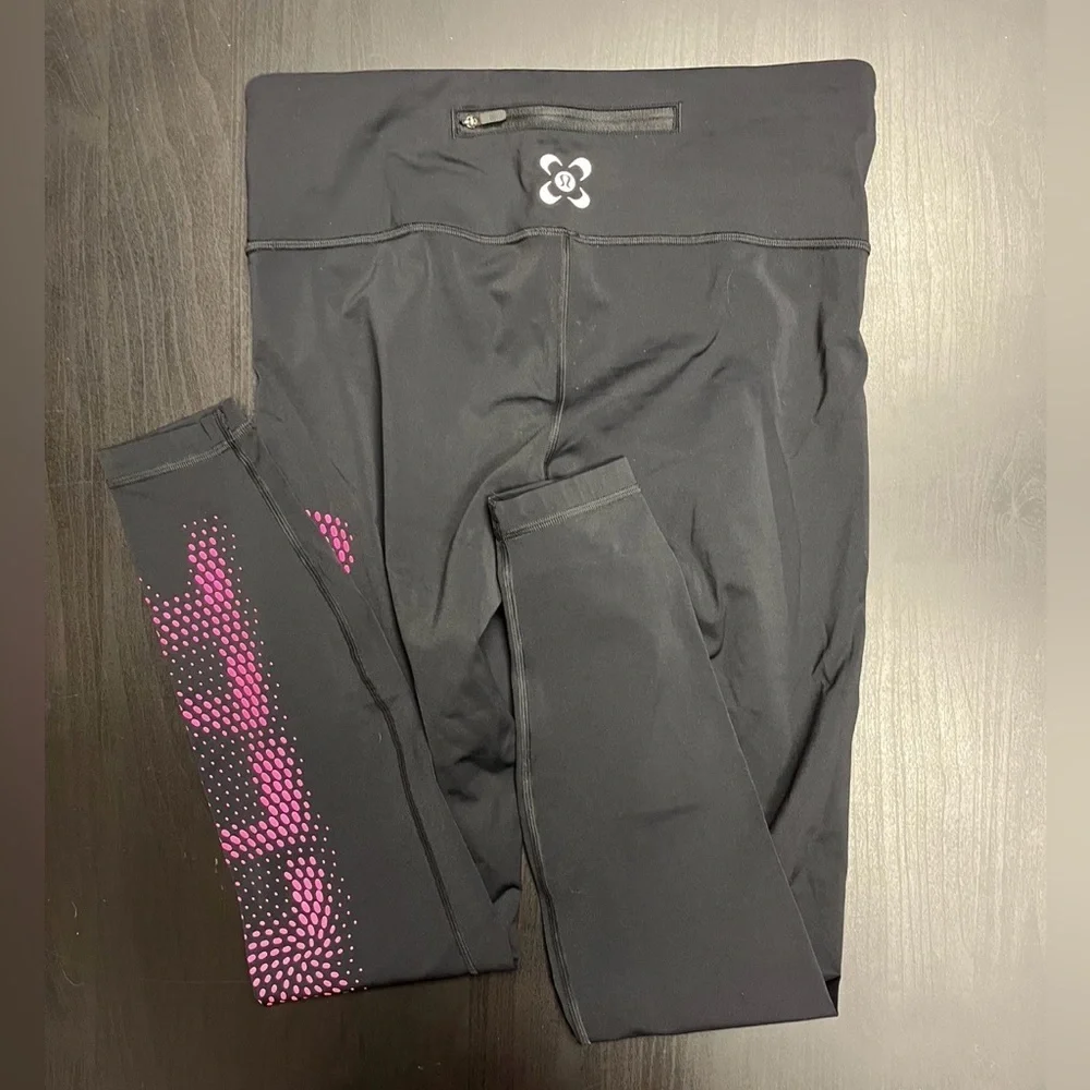 Lululemon Seawheeze Speed Wunder Mid-Rise Tight 28" *Reflective - Sz 10 - Picture 5 of 7